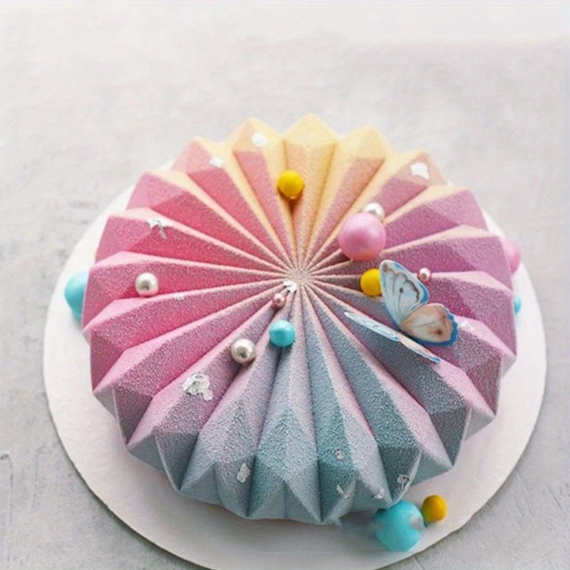 Coaster Mold Round - 3D Round French Mousse Cake Silicone