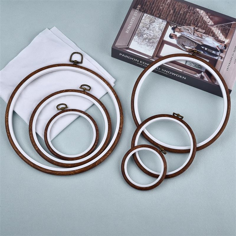 Round Oval Wooden Color Embroi – Wood Ring Blank Bewertung und Preis