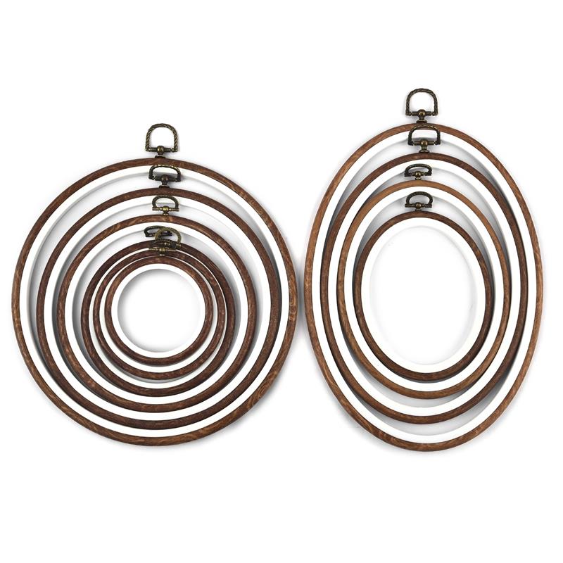 Round Oval Wooden Color Embroi – Wood Ring Blank Bewertung und Preis