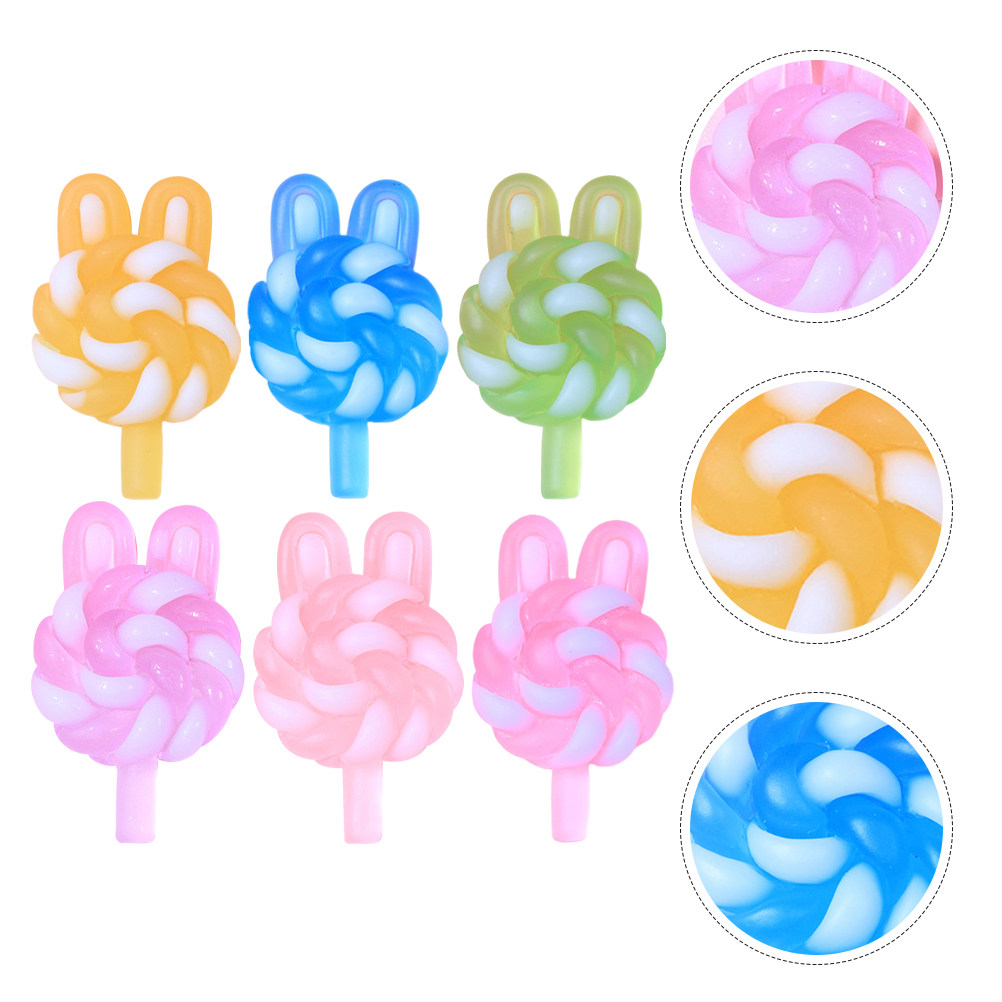 24Pcs Cute Cartoon Lollipop Ch – Resin Craft Supplies Bewertung und Preis