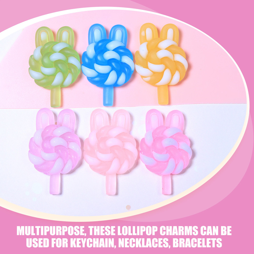 24Pcs Cute Cartoon Lollipop Ch – Resin Craft Supplies Bewertung und Preis