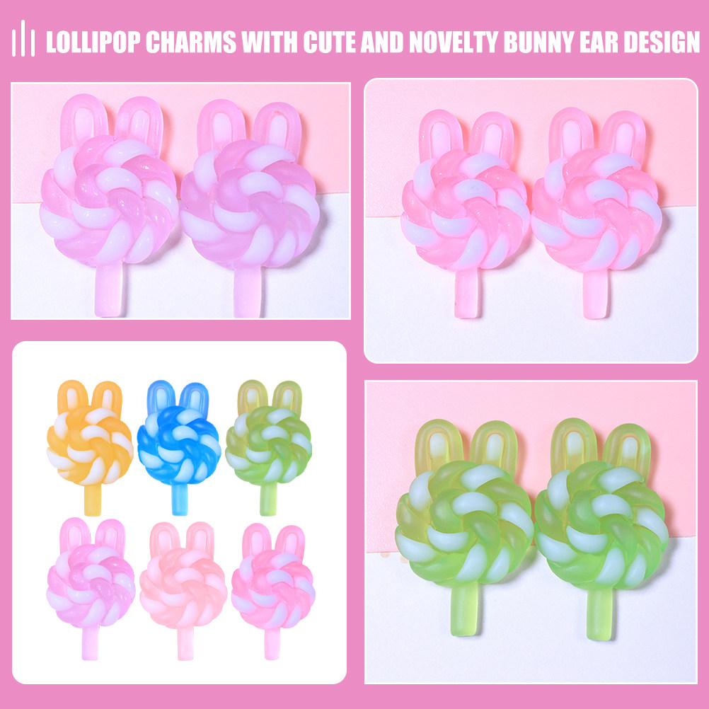 24Pcs Cute Cartoon Lollipop Ch – Resin Craft Supplies Bewertung und Preis