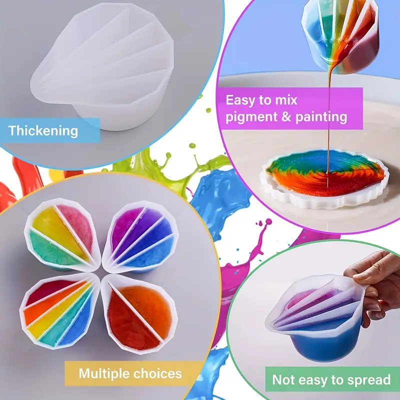 Split Cup For Paint Pouring,Re – Mixing Cup Silicone Bewertung und Preis