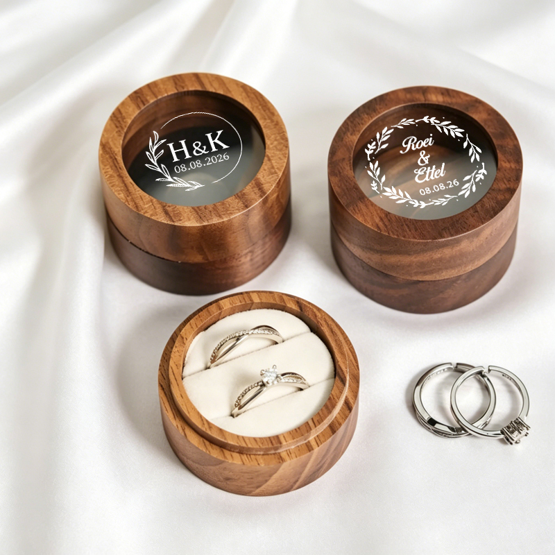 Personalized Wedding Ring Box  – Wood Ring Blank Bewertung und Preis
