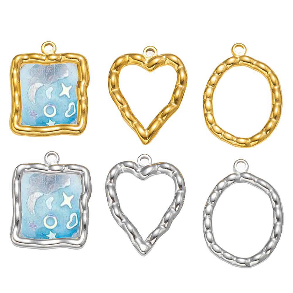 5pcs Stainless Steel Heart Rou – Resin Craft Supplies Bewertung und Preis