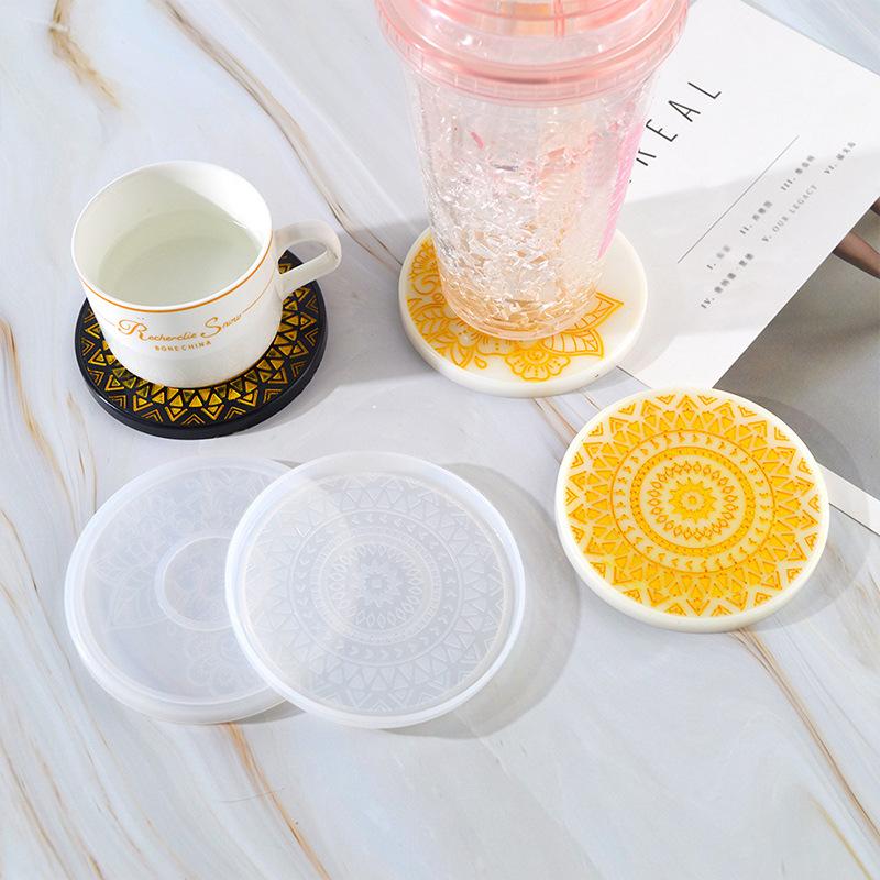 Flower Coaster Silicone Mold E – Coaster Mold Round Bewertung und Preis
