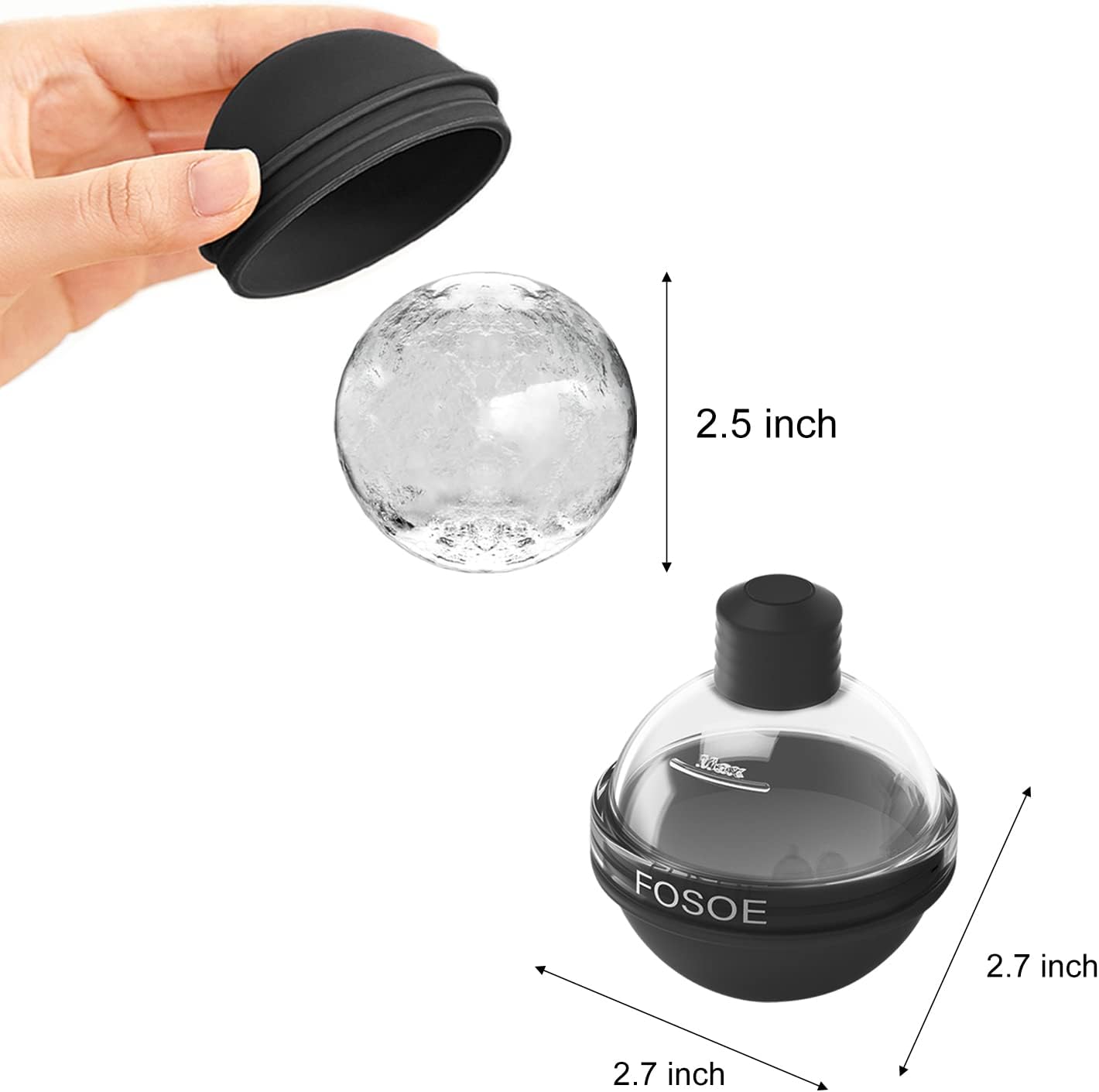 Silicone Ice Ball Molds for Wh – Coaster Mold Round Bewertung und Preis