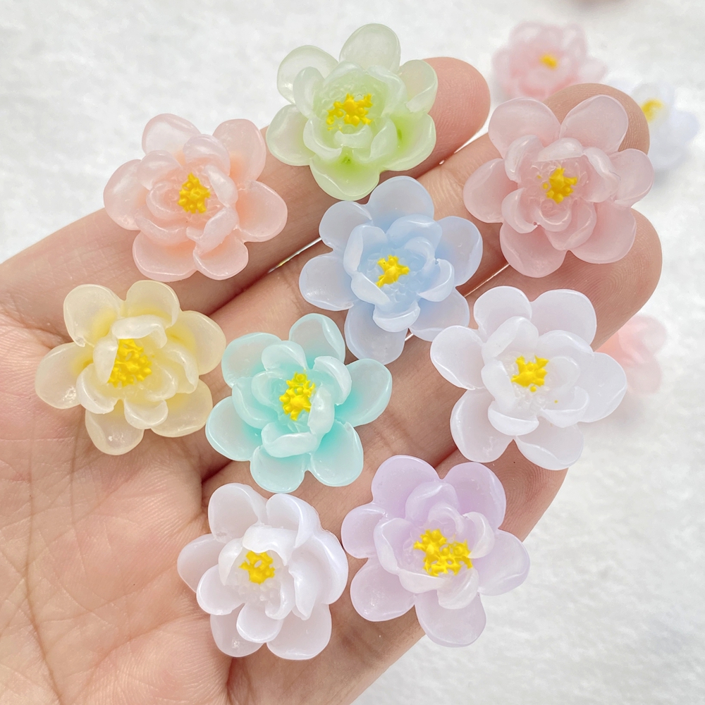 10Pcs New Cute Cartoon Flower  – Flower Preservation Resin Bewertung und Preis