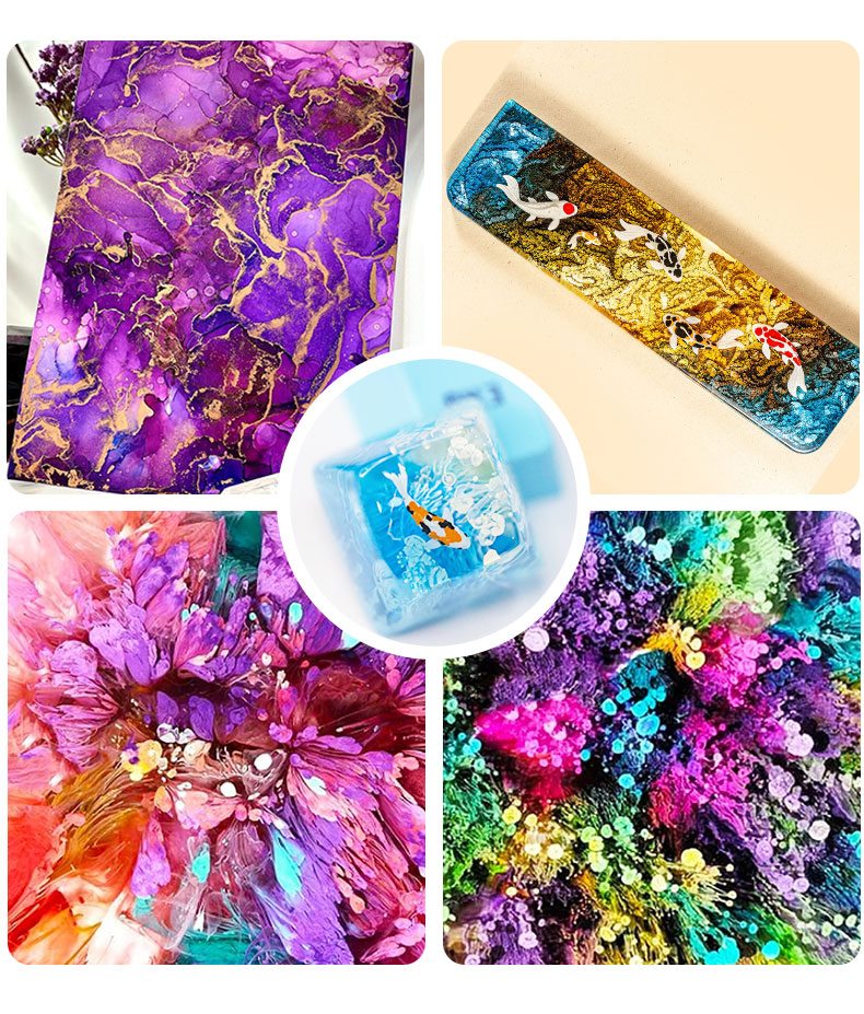 10ml Alcohol Ink Art Epoxy Res – Resin Dye Alcohol Bewertung und Preis
