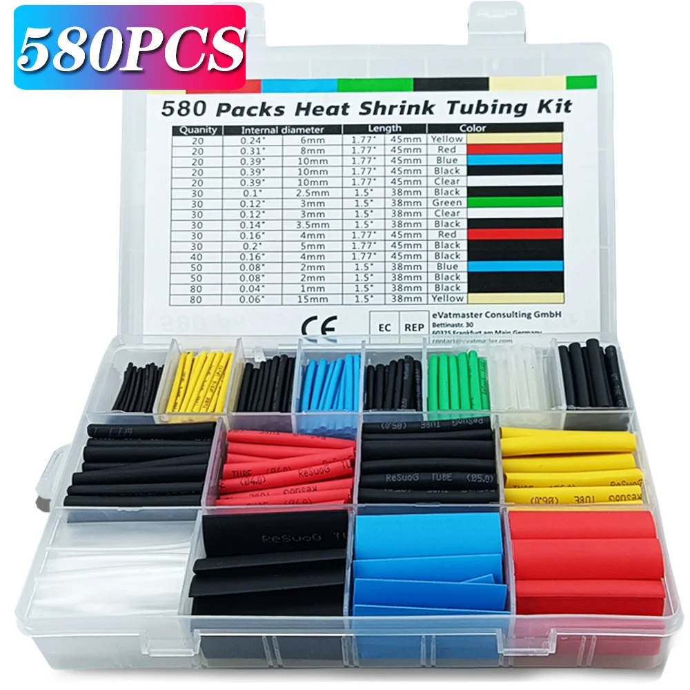 580/530/127PCS Heat Shrink Tub – Heat Gun Small Bewertung und Preis