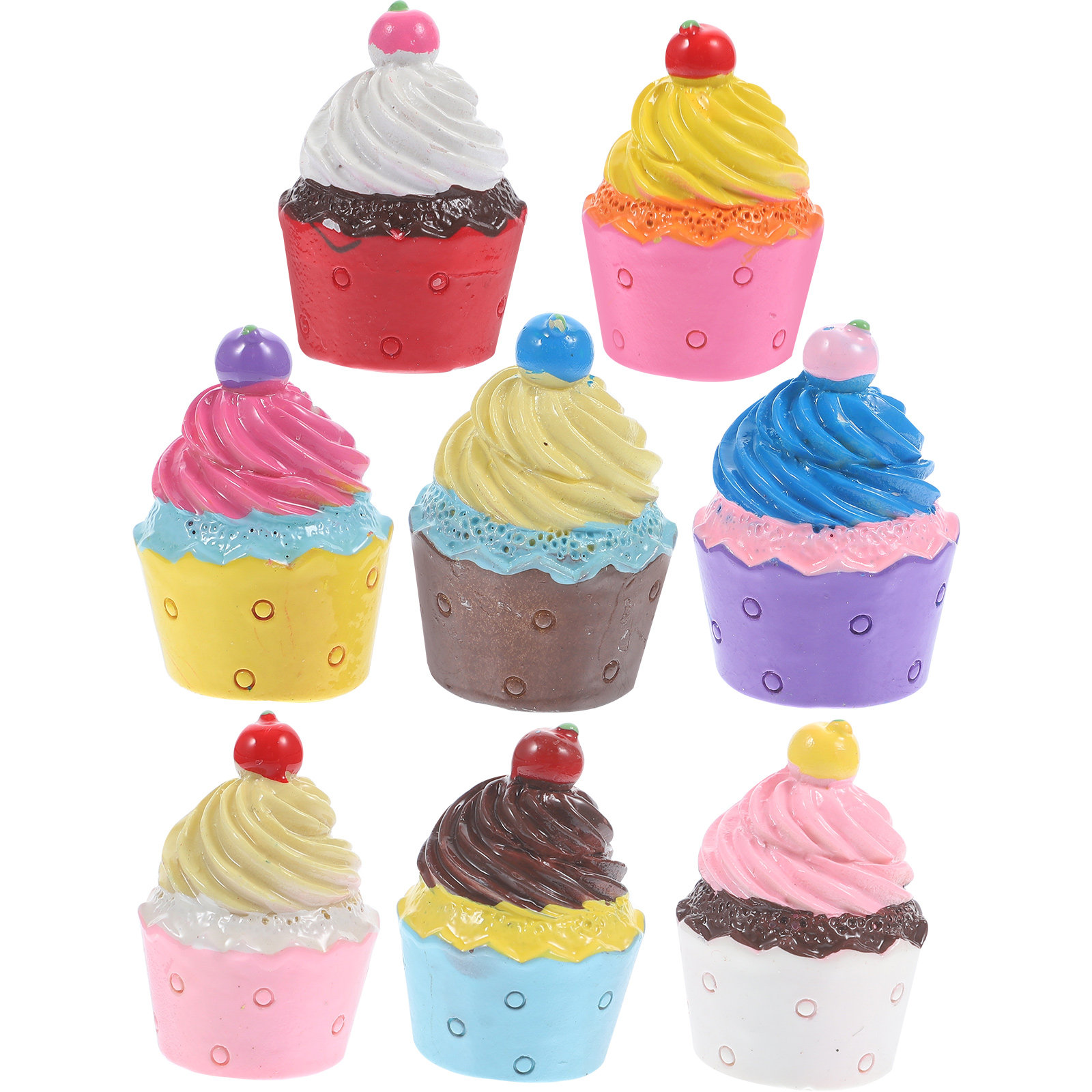 8Pcs Resin Simulated Cupcake D – Resin Craft Supplies Bewertung und Preis