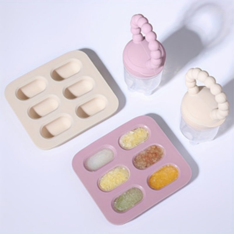 2pcs/set Baby Feeding Set: Fru – Silicone Mold Tray Bewertung und Preis