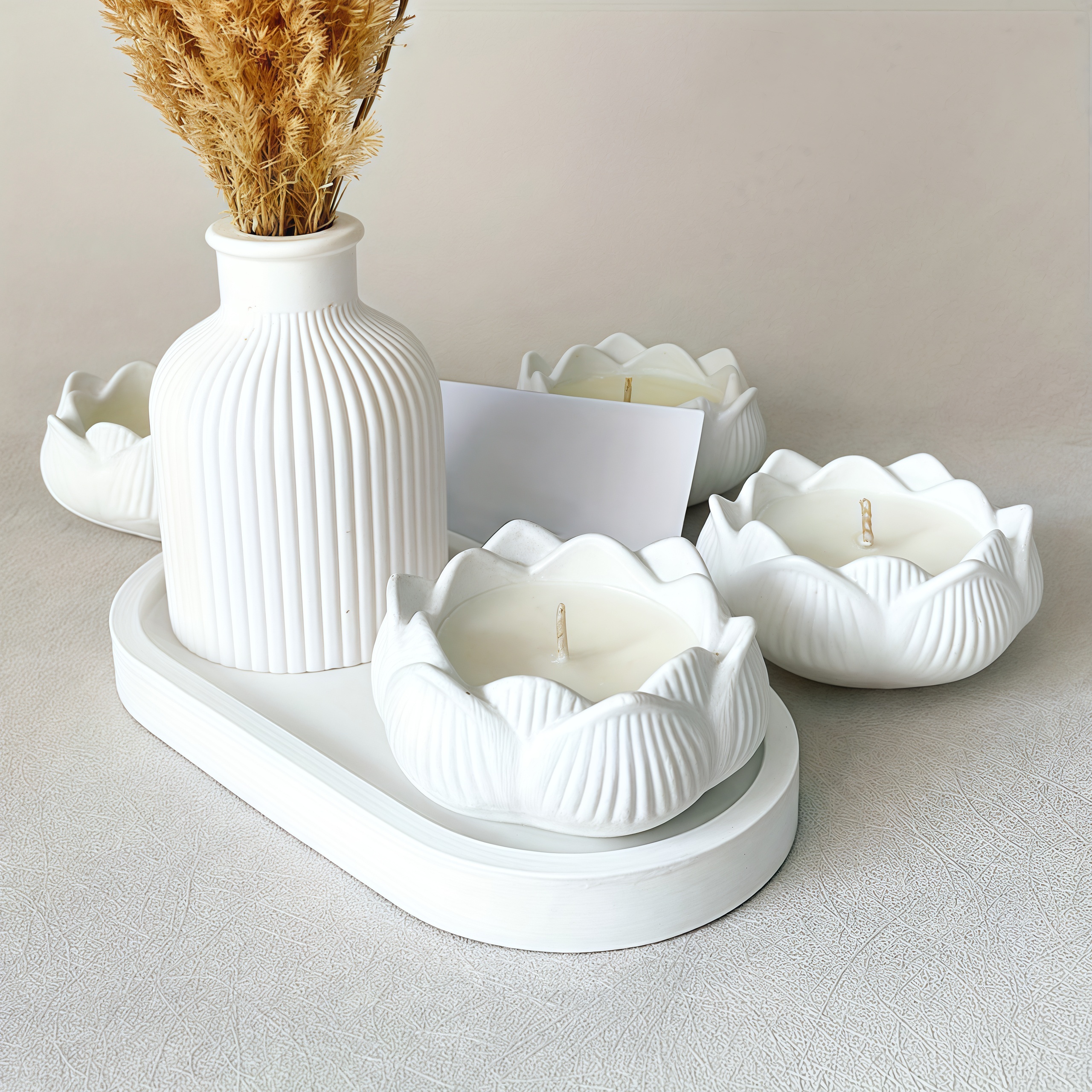 3pcs Silicone Mold Vases, Oval – Serving Tray Mold Bewertung und Preis