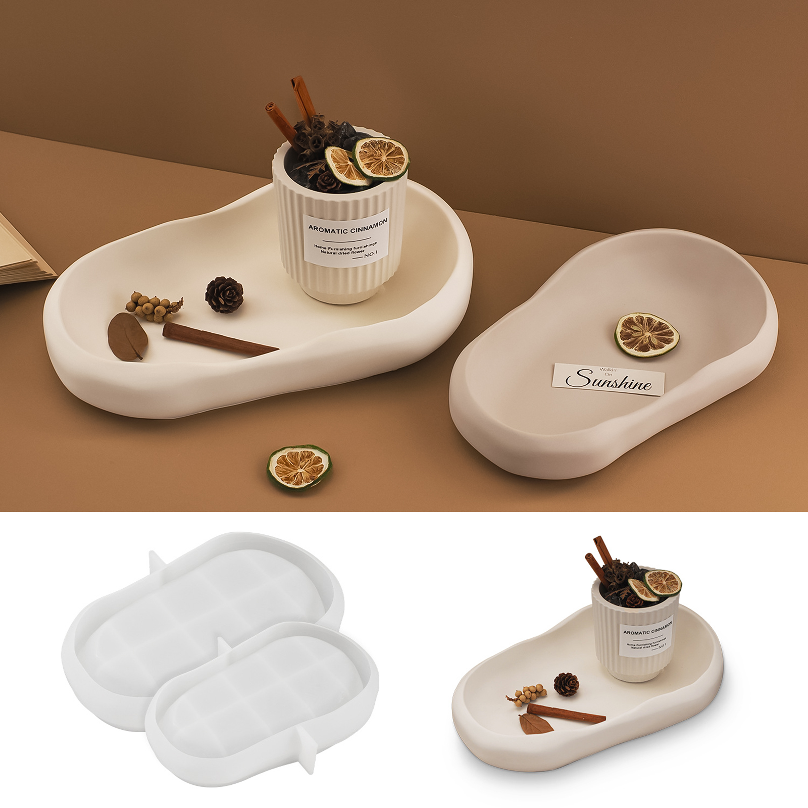 Irregular Shape Tray Silicone  – Coaster Mold Round Bewertung und Preis