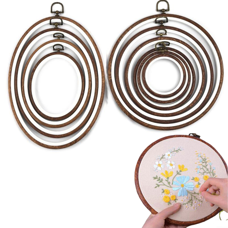 10PCS Sewing Tool Round Oval I – Wood Ring Blank Bewertung und Preis