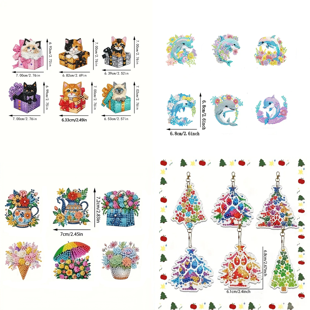 6-piece DIY Diamond Keychain - – Resin Craft Ideas Bewertung und Preis