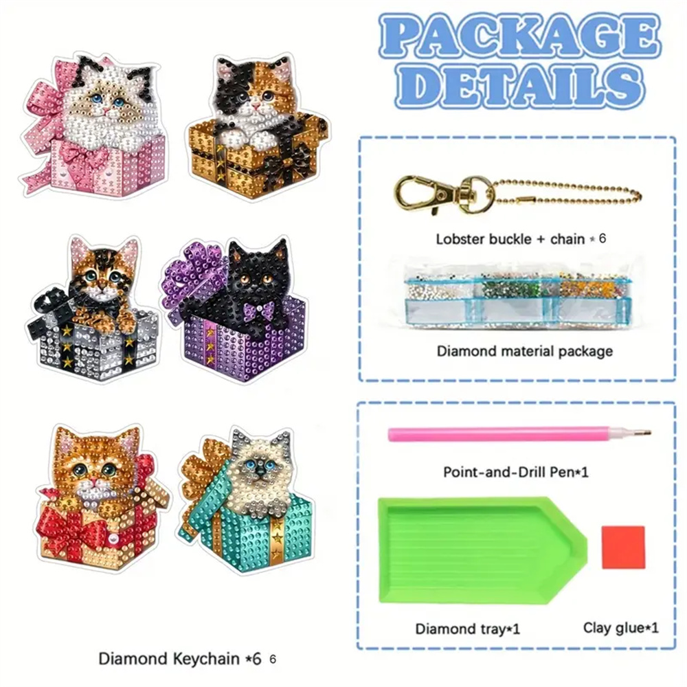 6-piece DIY Diamond Keychain - – Resin Craft Ideas Bewertung und Preis