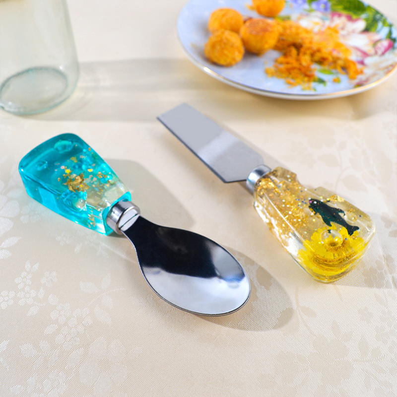 DM379 Knife And Fork Handle Re – Flower Preservation Resin Bewertung und Preis