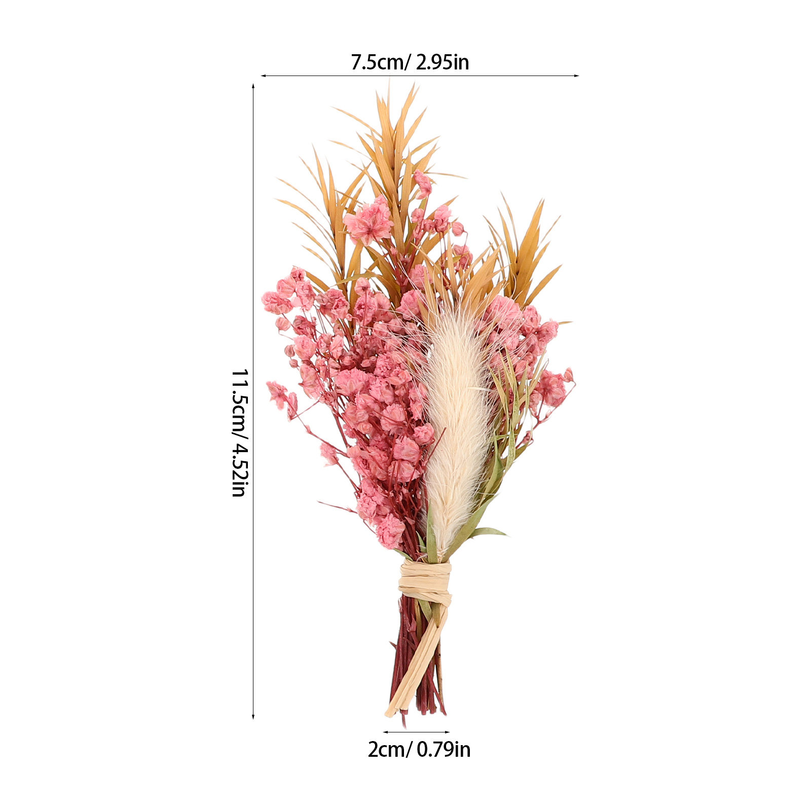3Pcs Mini Dried Floral Bouquet – Dried Flower Bulk Bewertung und Preis