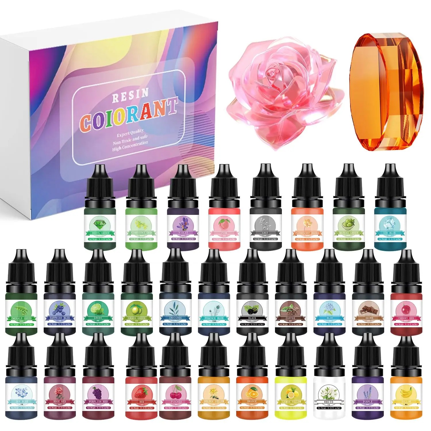 30Colors 5ml Epoxy Resin Pigme – Resin Jewelry Kit Bewertung und Preis