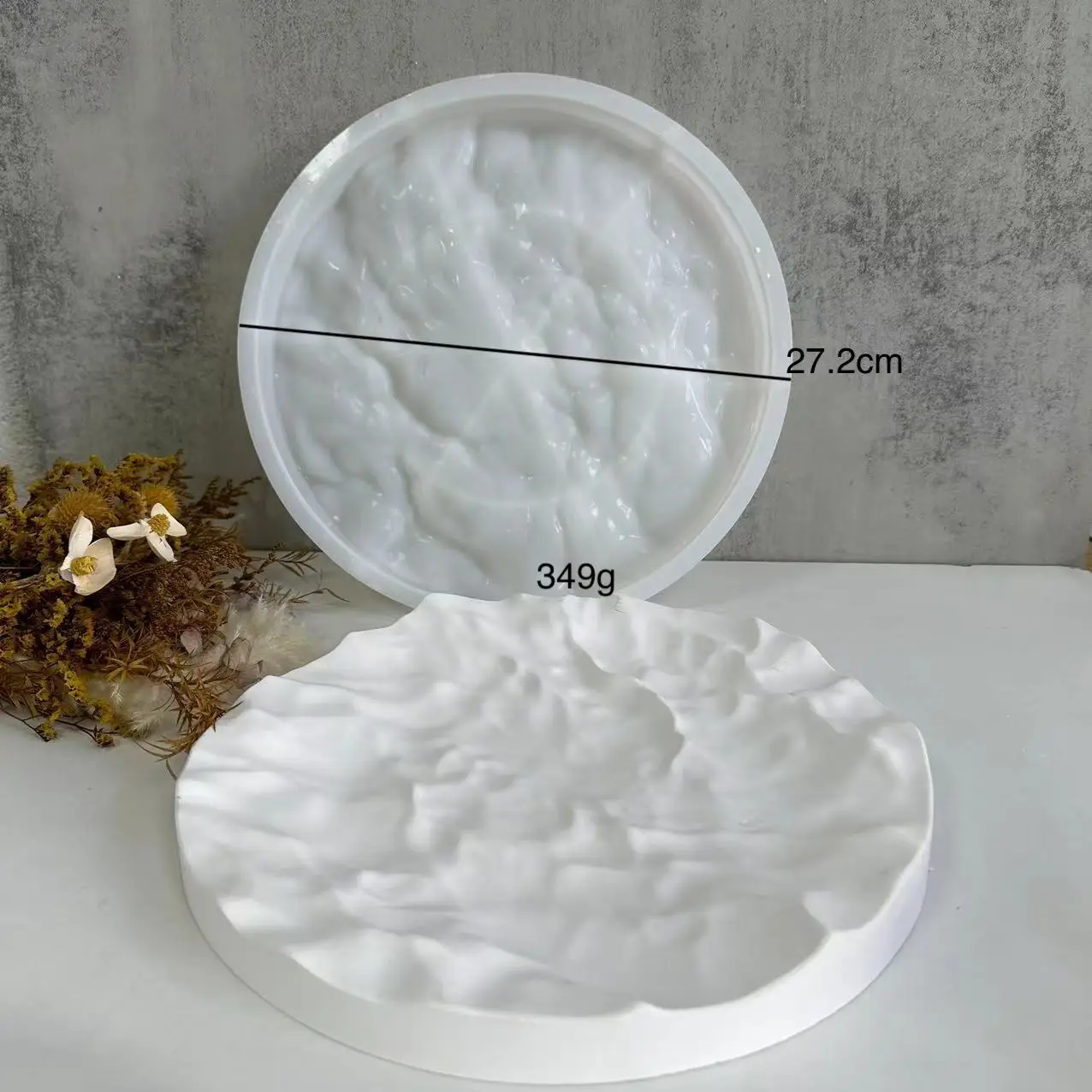 Irregular Ocean Waves Large Ro – Coaster Mold Round Bewertung und Preis