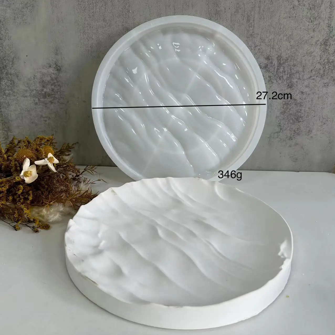 Irregular Ocean Waves Large Ro – Coaster Mold Round Bewertung und Preis