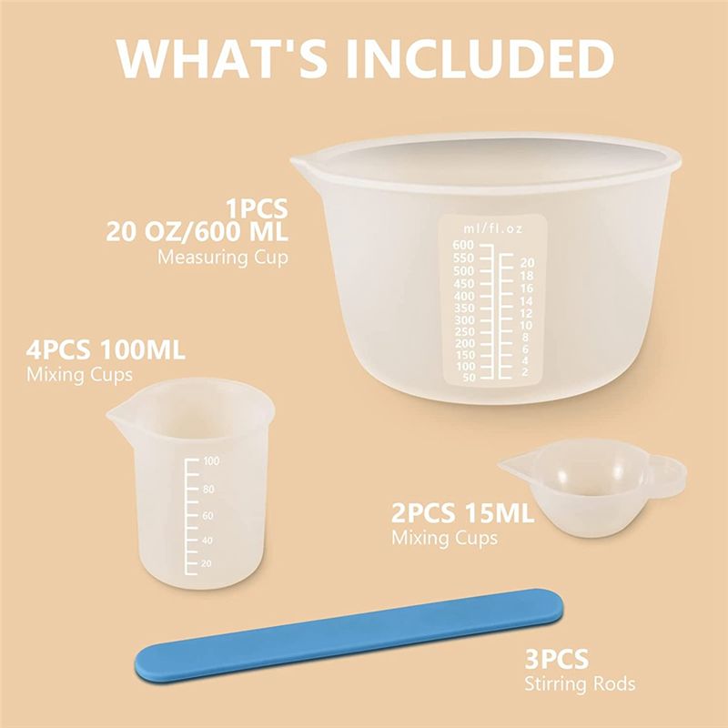 AA94-Silicone Cups Resin Suppl – Mixing Cup Silicone Bewertung und Preis