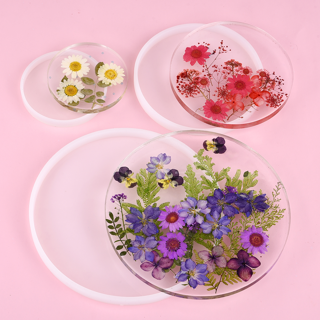 DIY Round Square Rectangle Sha – Coaster Mold Round Bewertung und Preis