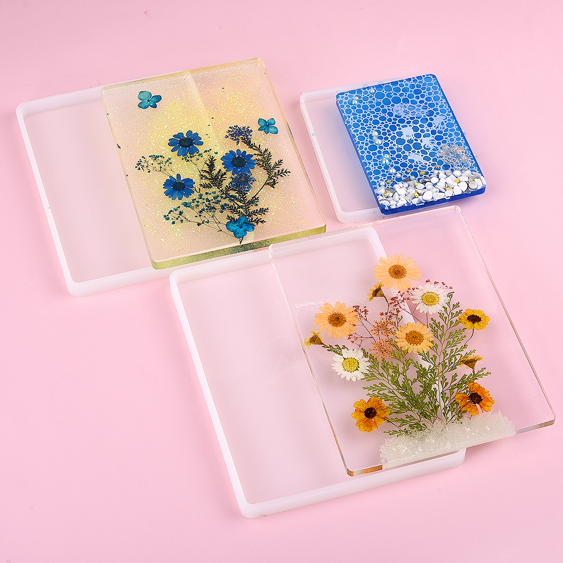 DIY Round Square Rectangle Sha – Coaster Mold Round Bewertung und Preis