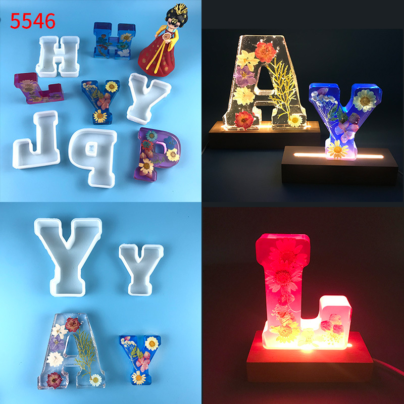 1pc A-Z Letter Silicone Molds  – Resin Craft Ideas Bewertung und Preis