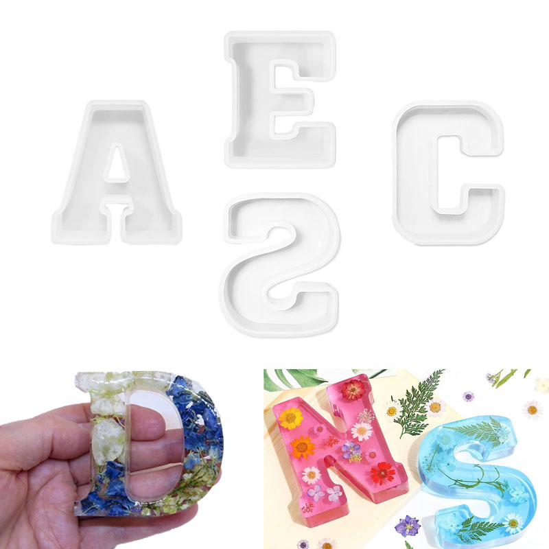 1pc A-Z Letter Silicone Molds  – Resin Craft Ideas Bewertung und Preis