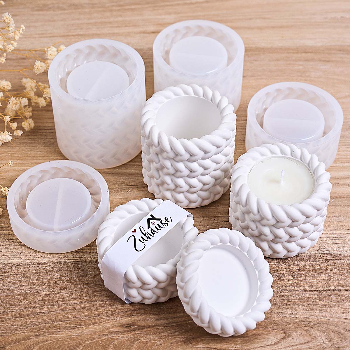 Woven Candle Jar Silicone Mold – Serving Tray Mold Bewertung und Preis