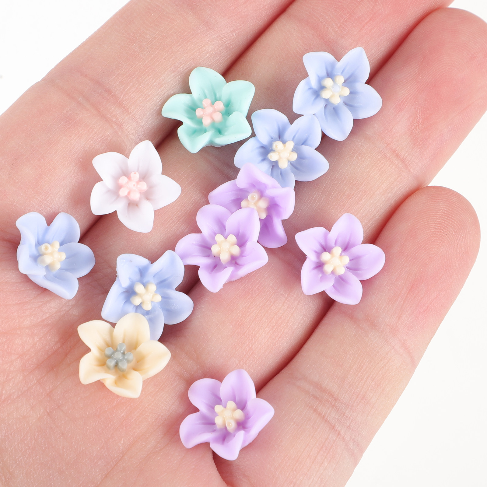 200Pcs Resin Flower Charms Fin – Resin Craft Supplies Bewertung und Preis