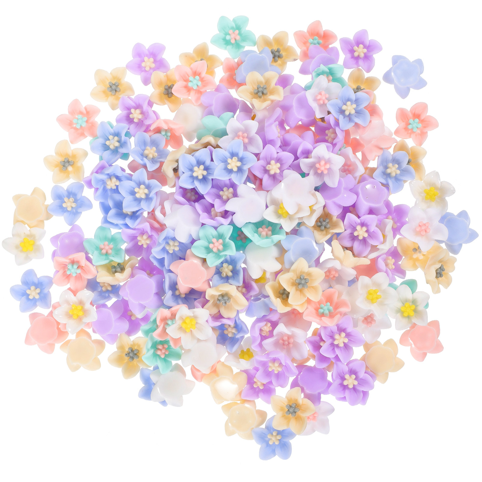 200Pcs Resin Flower Charms Fin – Resin Craft Supplies Bewertung und Preis