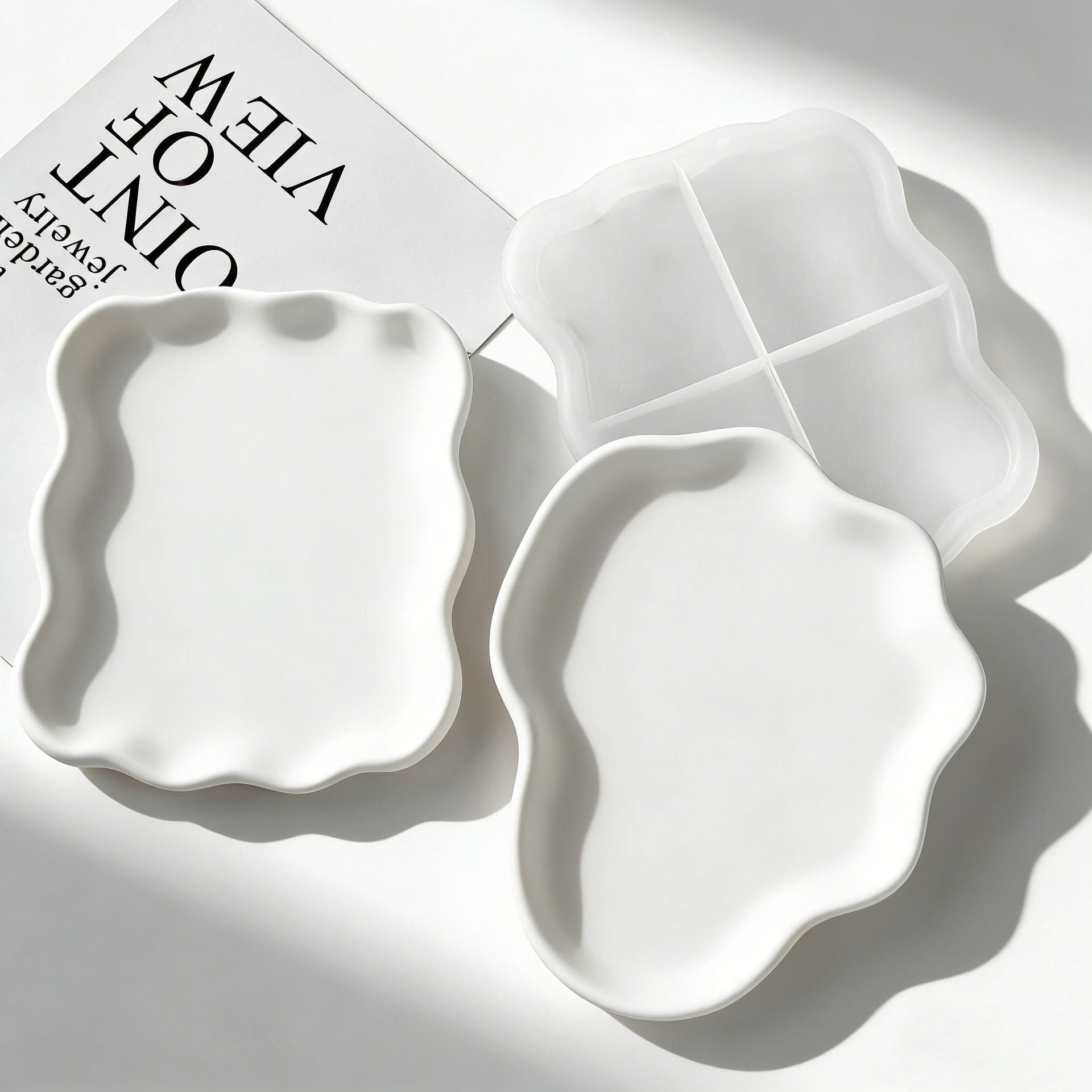 DIY Geometric Wave Plaster Coa – Serving Tray Mold Bewertung und Preis