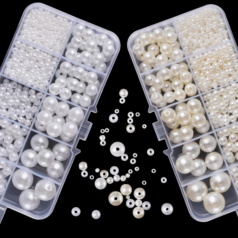 800pcs Artificial Faux Pearl R – Resin Jewelry Kit Bewertung und Preis