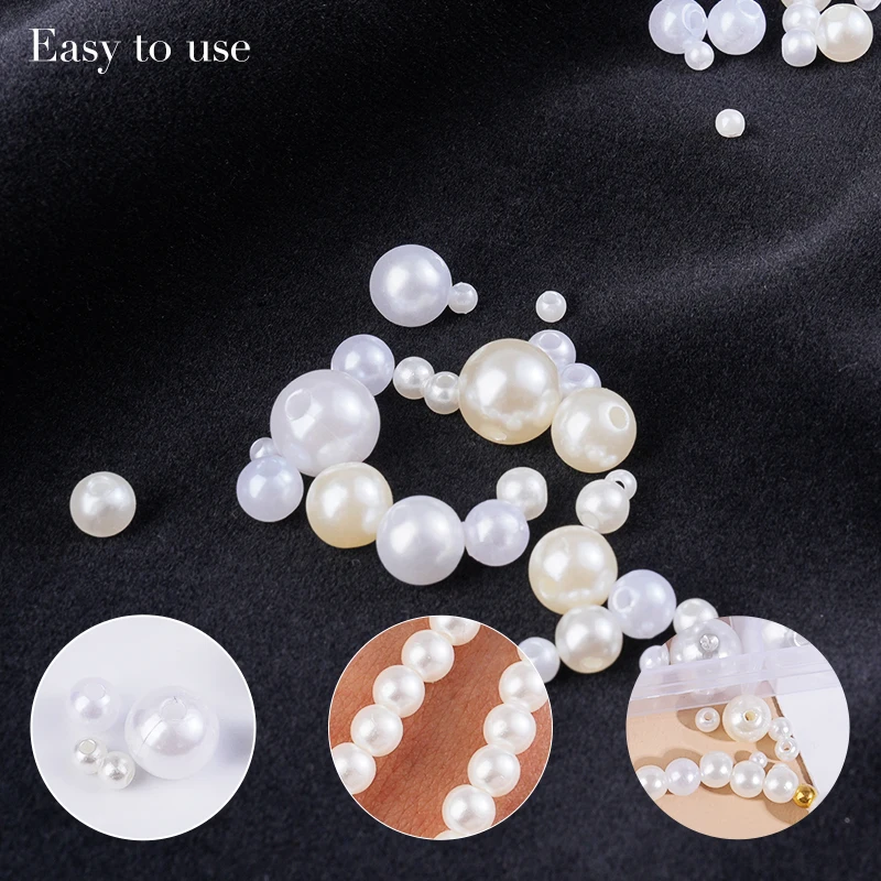 800pcs Artificial Faux Pearl R – Resin Jewelry Kit Bewertung und Preis