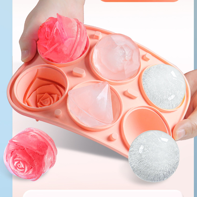 3D Rose Diamond Round Ice Cube – Coaster Mold Round Bewertung und Preis