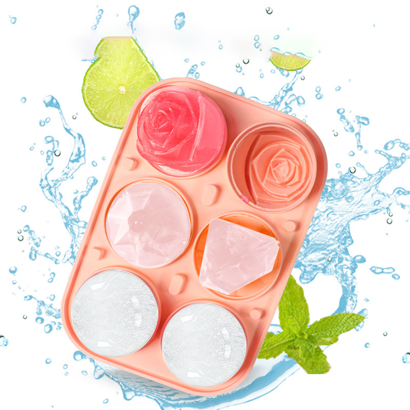3D Rose Diamond Round Ice Cube – Coaster Mold Round Bewertung und Preis