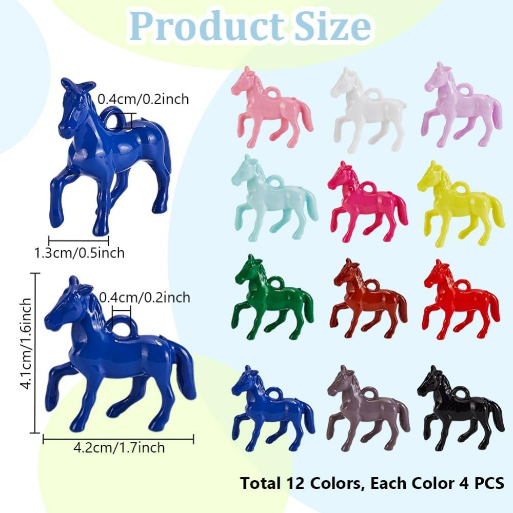 48pcs Opaque Acrylic Pendants  – Resin Craft Kit Bewertung und Preis