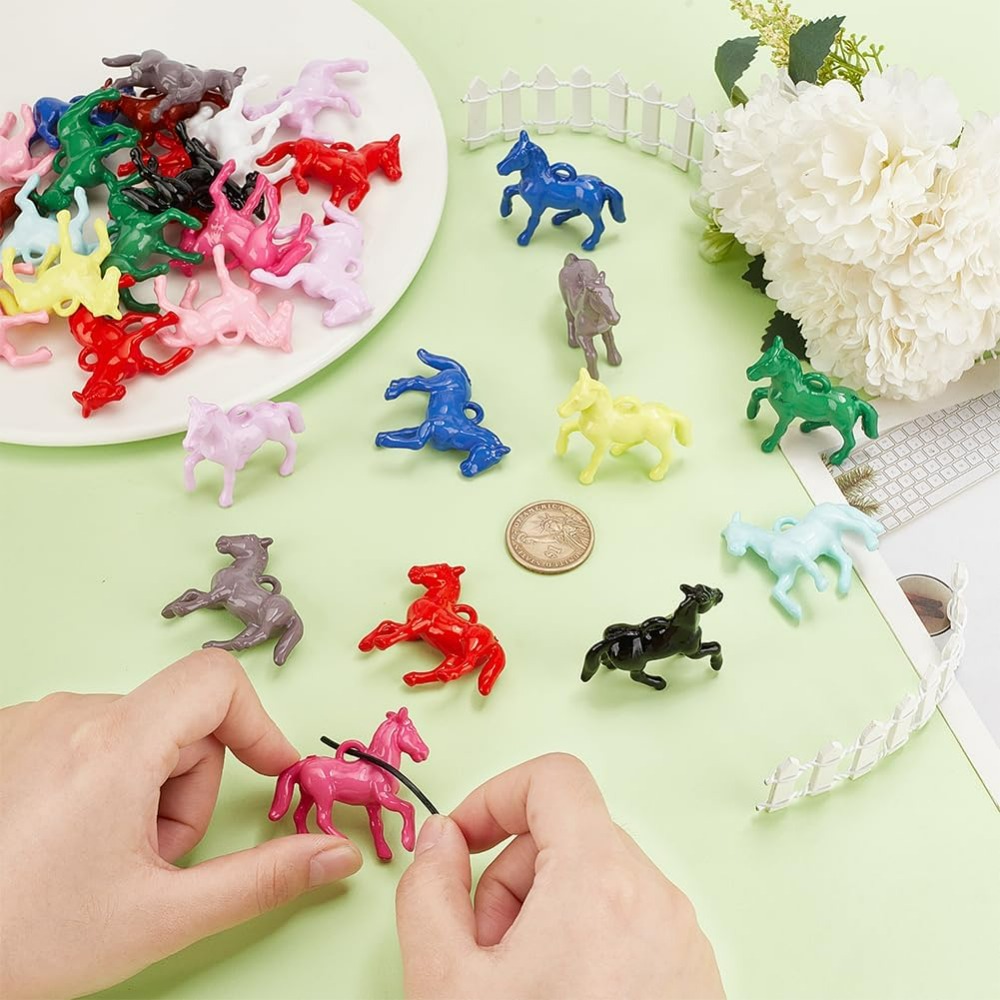 48pcs Opaque Acrylic Pendants  – Resin Craft Kit Bewertung und Preis