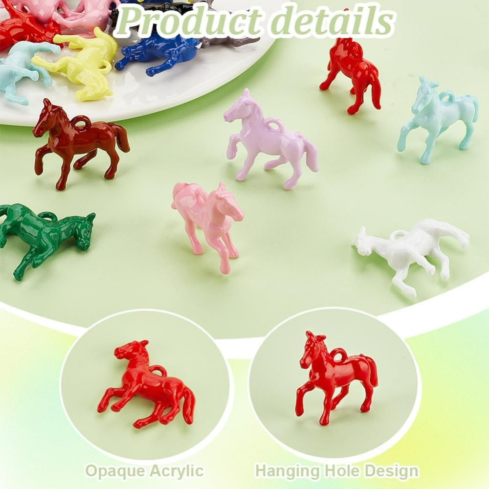 48pcs Opaque Acrylic Pendants  – Resin Craft Kit Bewertung und Preis