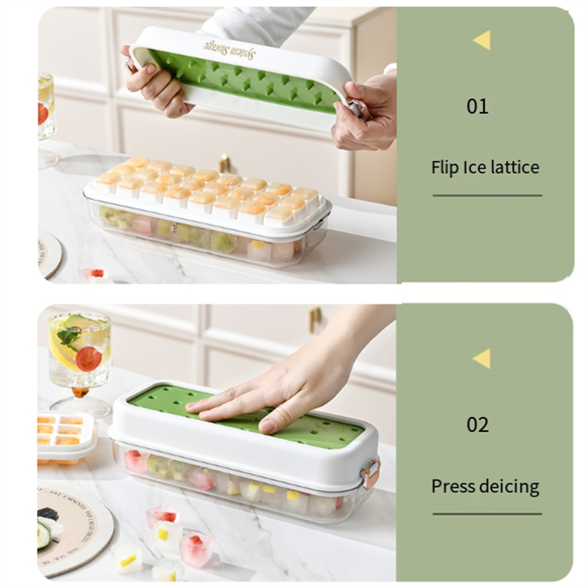Y31A 24Grid Type Ice Tray Mold – Silicone Mold Tray Bewertung und Preis