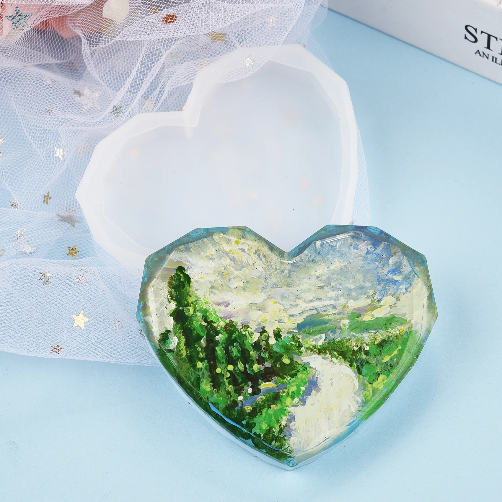Resin Coaster Silicone Mold Ca – Coaster Mold Round Bewertung und Preis