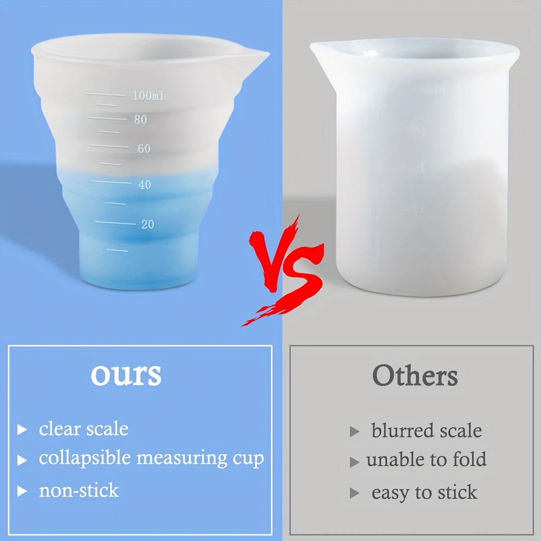 50-500ml Foldable Silicone Mea – Mixing Cup Silicone Bewertung und Preis