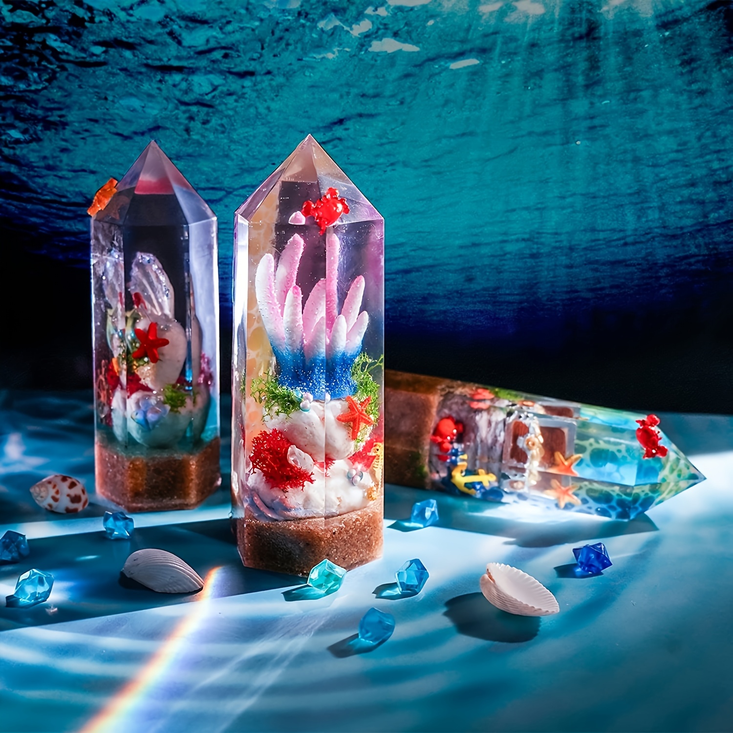 1Pcs Crystal Tower Resin Silic – Flower Preservation Resin Bewertung und Preis