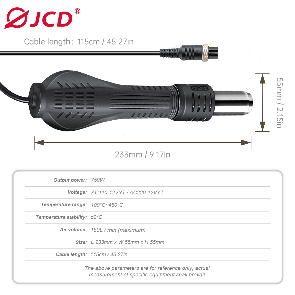 JCD HOT AIR GUN Soldering stat – Heat Gun Small Bewertung und Preis