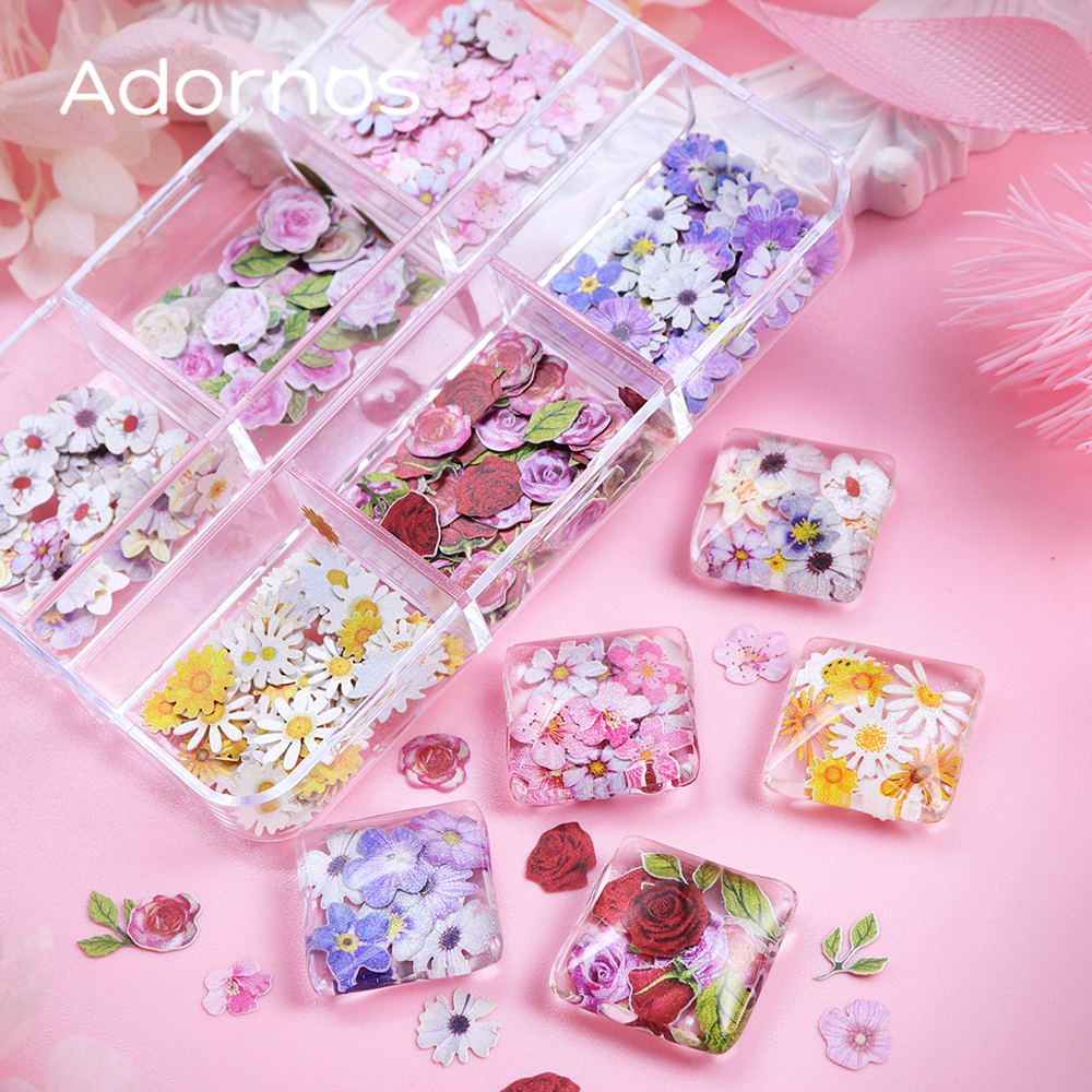 6 Grids Flowers Wood Pulp Chip – Resin Craft Ideas Bewertung und Preis