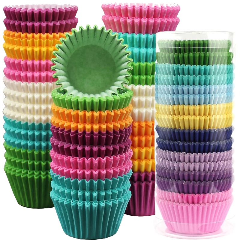 100pcs Mix Baking Cups Cupcake – Mixing Cup Silicone Bewertung und Preis