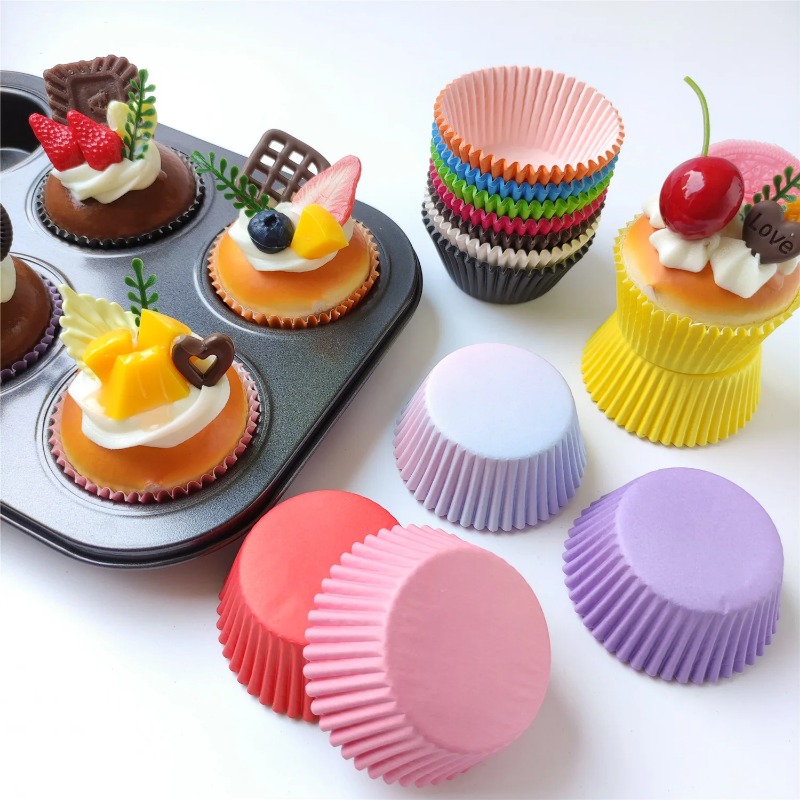 100pcs Mix Baking Cups Cupcake – Mixing Cup Silicone Bewertung und Preis